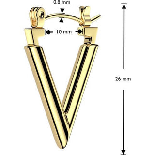 Earring chevron