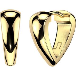 Hoop Earring Chevron 1 Pair