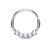 Anillo 5 Circonitas Flexible