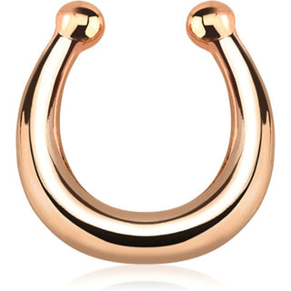 Fake Nose Piercing Septum Bendable