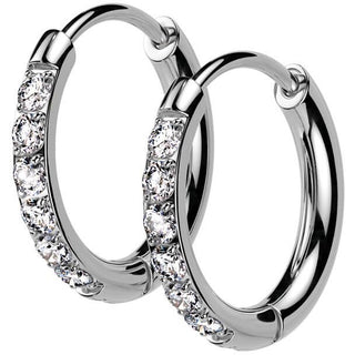 Earring Hoop Earrings zirconia