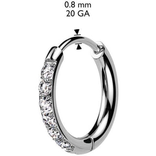 Earring Hoop Earrings zirconia