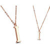 Necklace Letters A-Z Roségold
