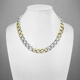 Necklace Two-coloured Gold SIlver
