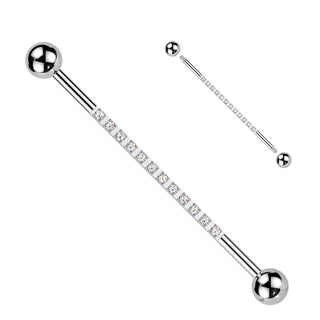 Titanio Barbell Industrial circonitas