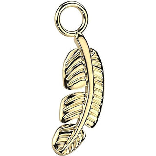 Titanium Attachment Titan Dangle Leaf Charm