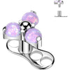 Titanium Dermal Anchor 3 hole triangle zirconia Internally Threaded