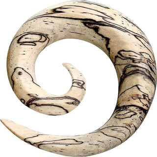 Spiral Spalted Tamarind Wood Spiral Tapers Organic