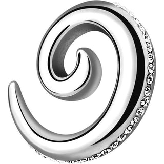 Espiral plata y circonita