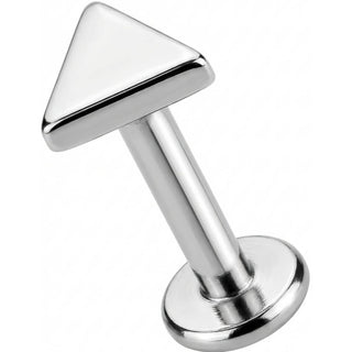 Titanio Diseño de Triángulo Geométrico Rosca interna Labret