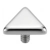 Titanium Top Triangle With Rounded Corners Internally Threaded