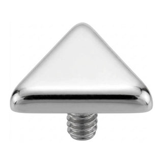 Titanium Top Triangle With Rounded Corners Internally Threaded