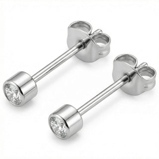 Round Bezel Set Crystal
