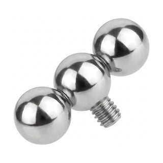 Titanium Top Triple Ball Cluster Internally Threaded