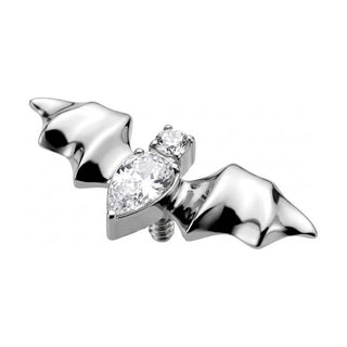 Titanium Top Bat With Teardrop Zirconia Internally Threaded