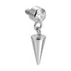 Titanium Top Zirconia With Dangling Spike Internally Threaded