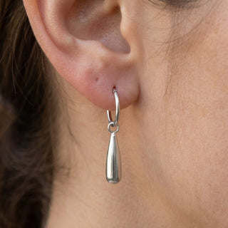 Titanium Attachment Solid Elongated Teardrop