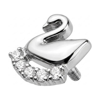 Titanium Top Swan Zirconia Arc Internally Threaded