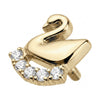 Titanium Top Swan Zirconia Arc Internally Threaded