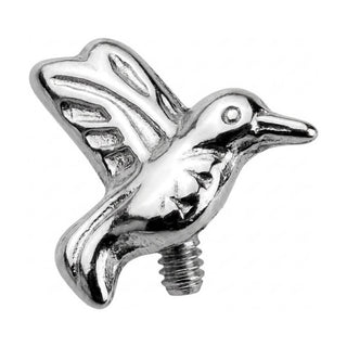 Titanium Top Hummingbird In Flight Internally Threaded