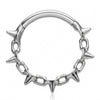 Titanium Ring Spiked Chain Clicker
