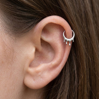 Titanium Ring Dripping Clicker – getragen
