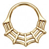 Titanium Ring Spider Web Clicker