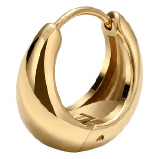 Hoop Earring Plain Chunky