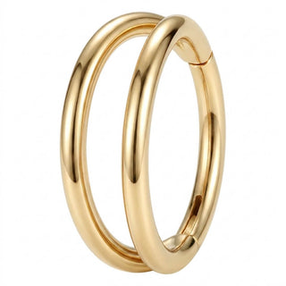 Titanium Ring Double Circle Clicker