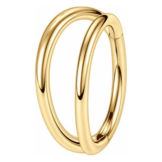 Titanium Ring Double Circle Clicker