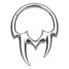 Titanium Ring Gothic Tribal Clicker