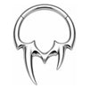Titanium Ring Gothic Tribal Clicker