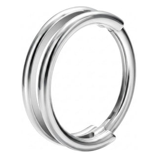 Titanium Ring Double Line Clicker