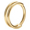 Titanium Ring Double Line Clicker