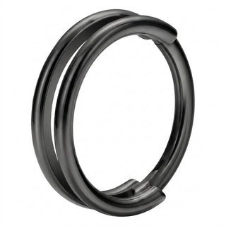Titanium Ring Double Line Clicker