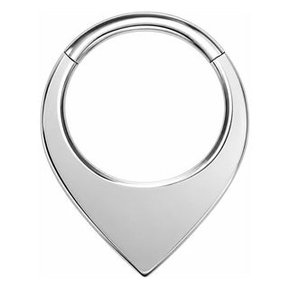 Titanium Ring Teardrop Clicker