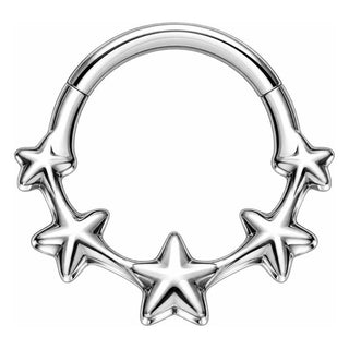 Titanium Ring 5 Stars Clicker