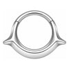 Titanium Ring Tribal Clicker