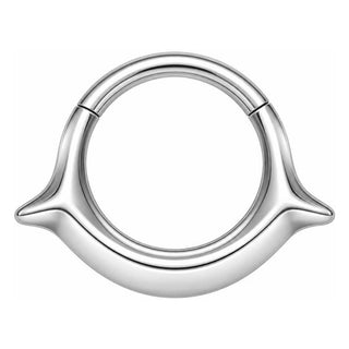 Titanium Ring Tribal Clicker