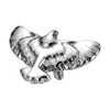 Titanium Top Soaring Eagle Bird Internally Threaded