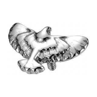 Titanium Top Soaring Eagle Bird Internally Threaded