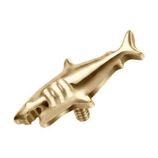 Titanium Top Great White Shark Internally Threaded