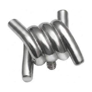 Titanium Top Barbed Wire Twist Internally Threaded