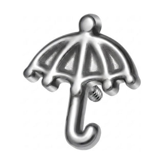 Titanium Top Open Rain Umbrella Internally Threaded