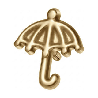 Titanium Top Open Rain Umbrella Internally Threaded