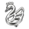 Titanium Top Swan With A Crown Internally Threaded