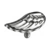 Titanium Top Feathered Angel Wing Internally Threaded