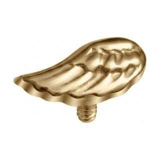 Titanium Top Feathered Angel Wing Internally Threaded