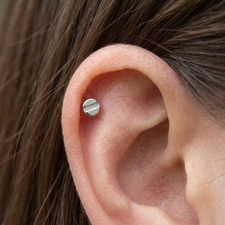 Titanium Labret Screw Internally Threaded