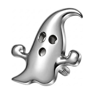 Titanium Top Spooky Halloween Ghost Internally Threaded